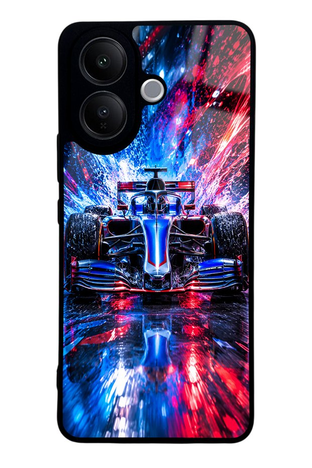 Vivo V60 Lite Bluefire Apex Design Glossy Phone Case