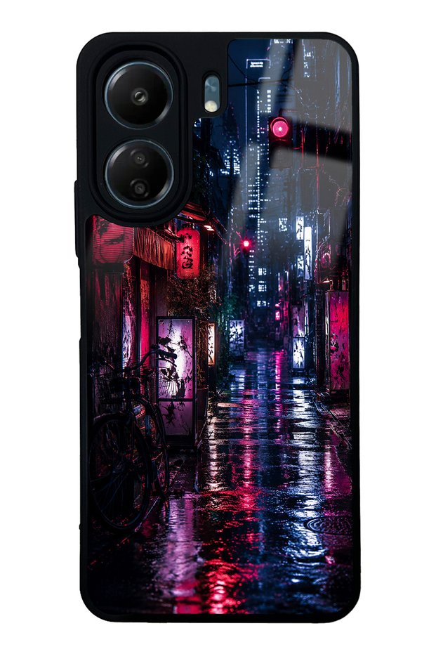 Xiaomi Redmi 13C Electric Alley Design Glossy Phone Case