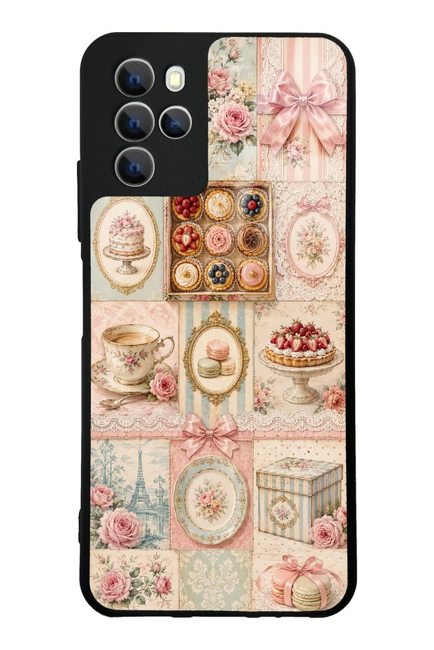 Omix X700 Parisian Sweet Quilt Design Glossy Phone Case