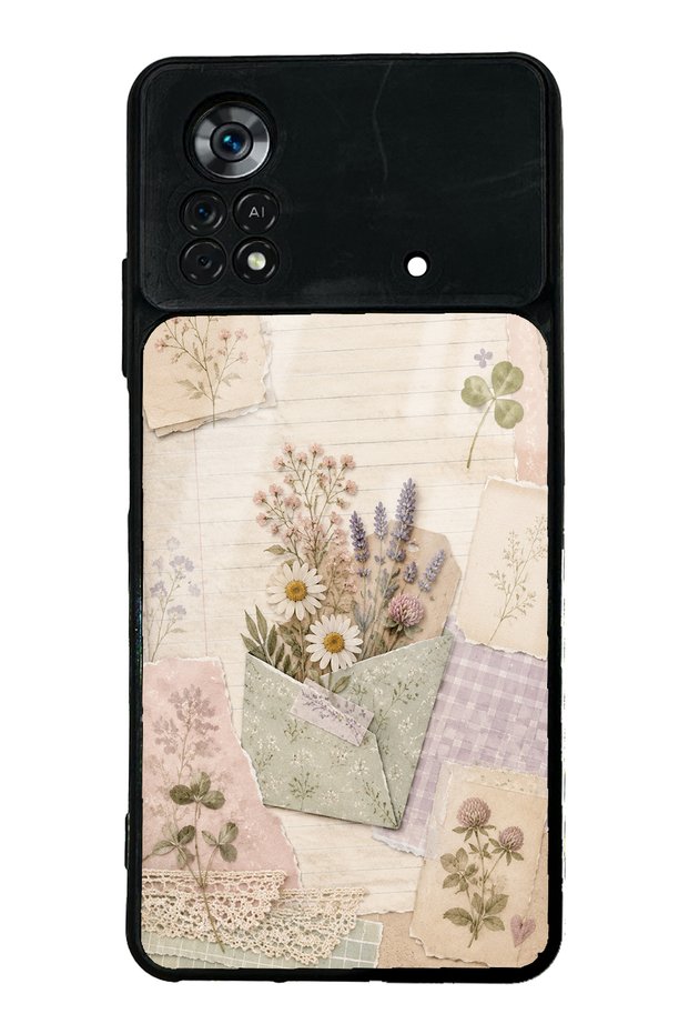 Xiaomi Poco X4 Pro Wildflower Diary Design Glossy Phone Case