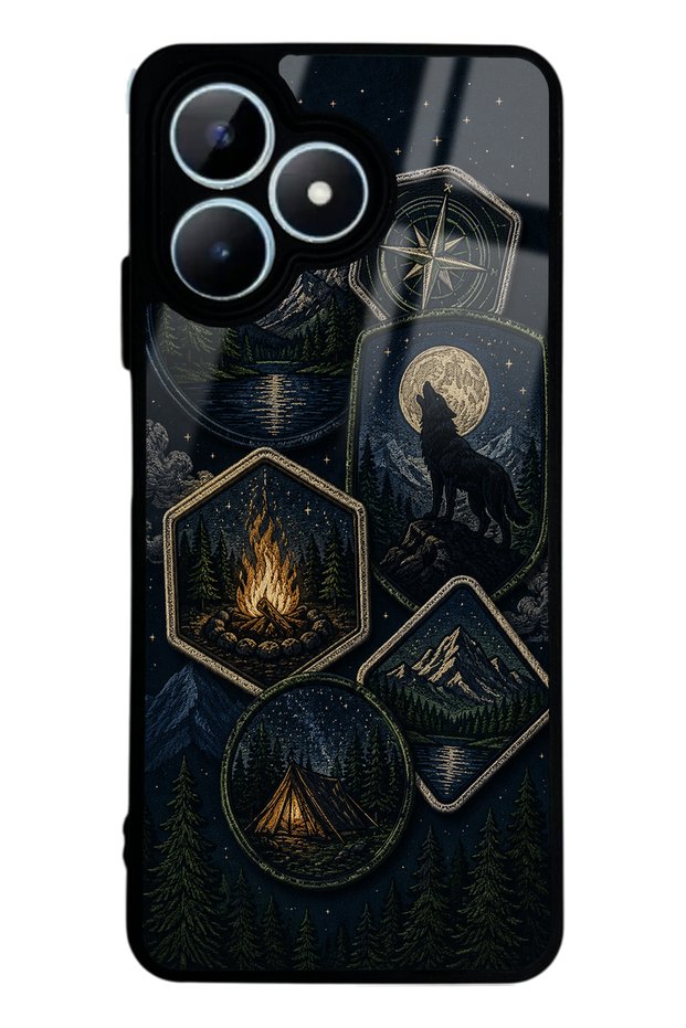 Realme Note 50 Moonlit Trails Design Glossy Phone Case