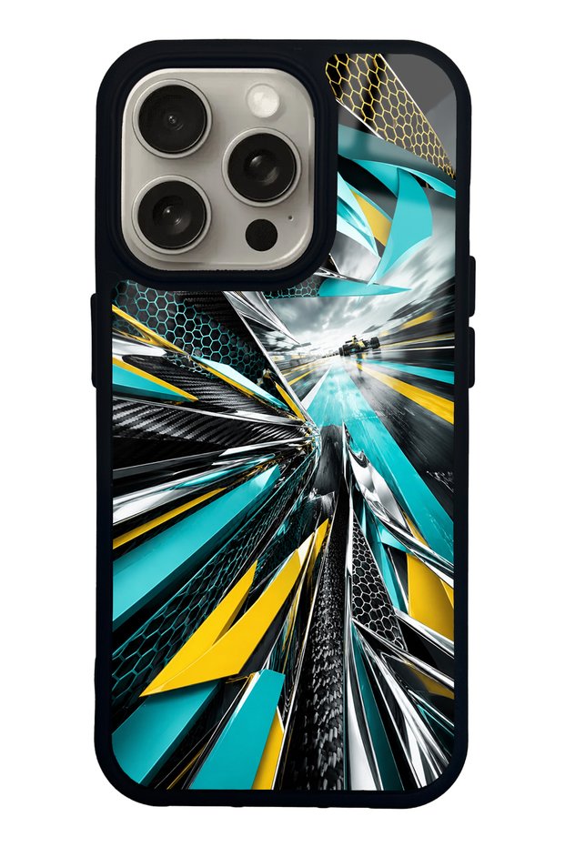 iPhone 15 Pro Apex Surge Design Glossy Phone Case