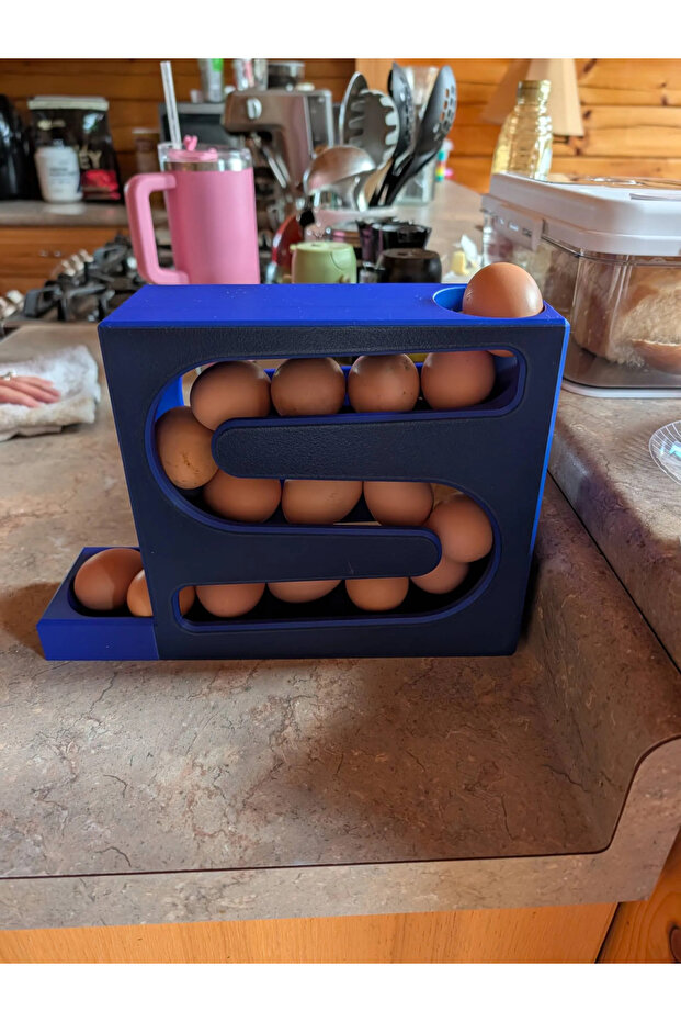 Egg Rolling Device Egg Holder Kitchen Egg Organizer