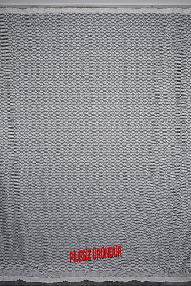 Baklava Model Cream Color Unploated Single Wing Background Curtain 300*260 cm