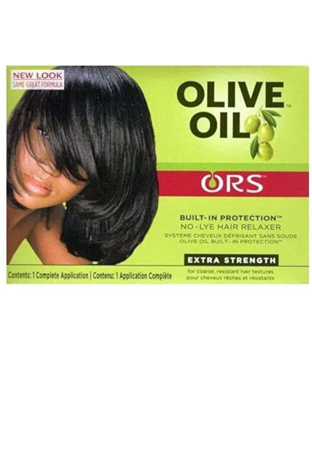 No-Lye Hair Relaxer Kit – Extra Strength – Smooth & Straight Hair Care