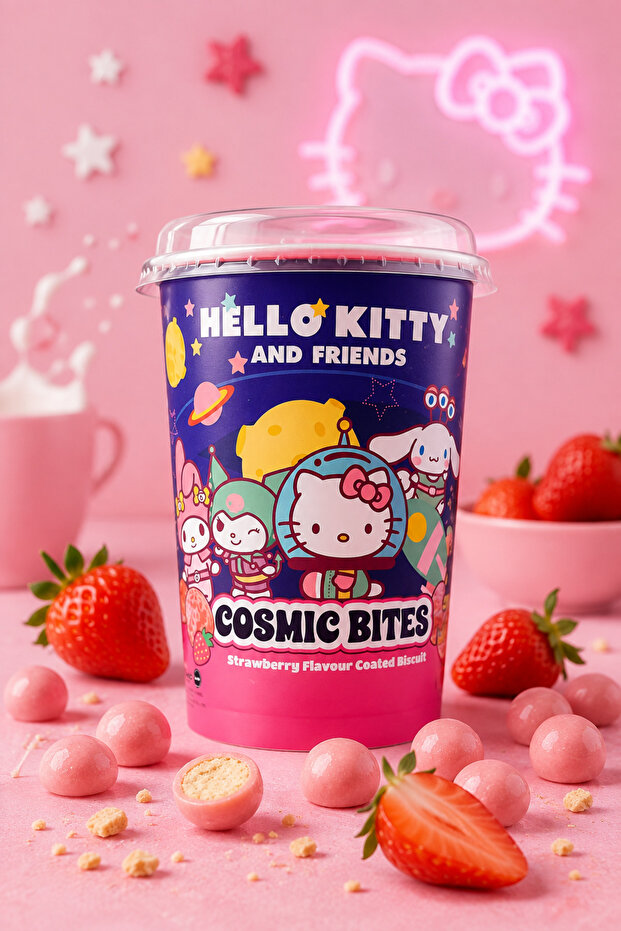 and Friends Cosmic Bites Strawberry Biscuits