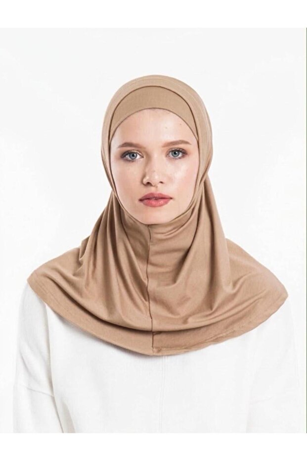 Tesettür Hijab Two-Piece Viscose Lycra Fabric – for Daily Use and Prayer