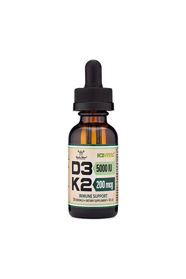 Vitamin D3 & K2 5000 Iu 200 Mcg 30 Servings 1 Fl. Oz.