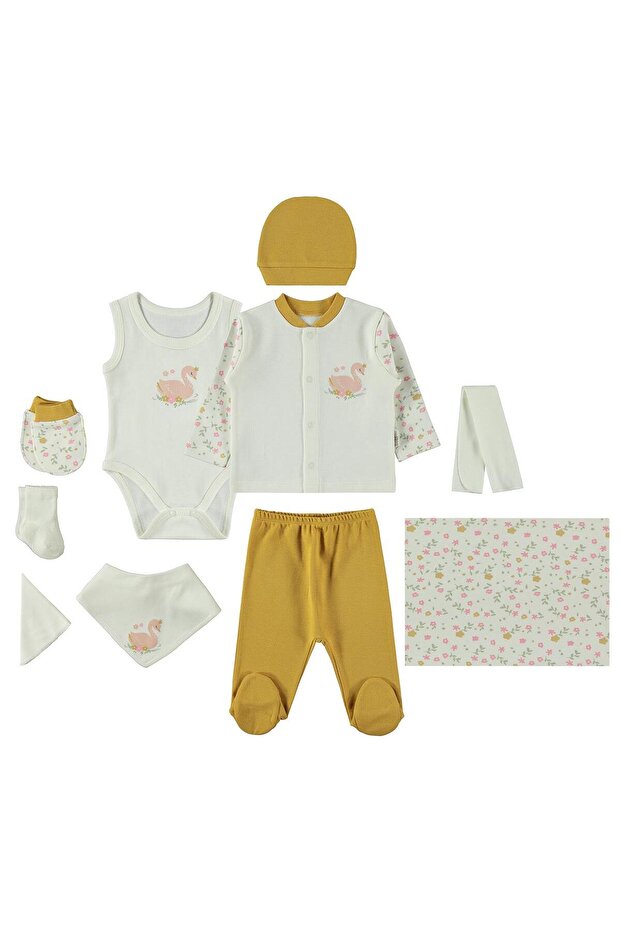 Miss You Love Bodysuit Sets - Orange