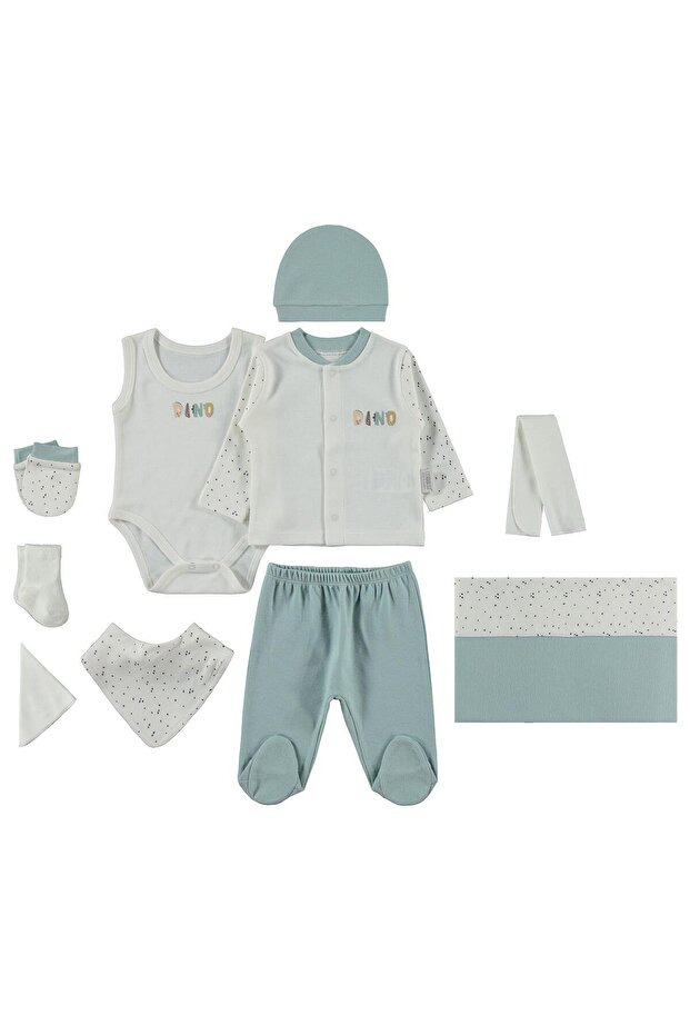Dino Bodysuit Sets - Green