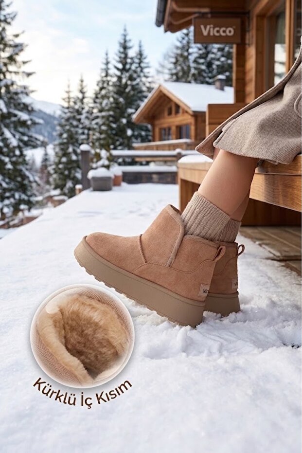 Winter Easy-To-Wear Girls' Boots with Fur Inside