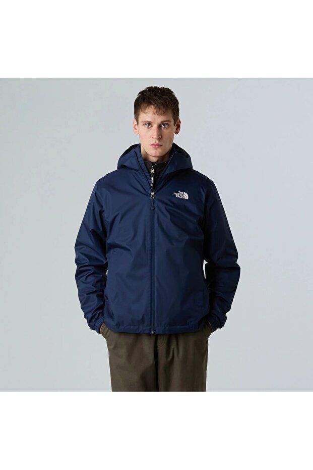 Quest Men's Navy Blue Raincoat