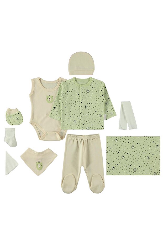 Bear Bodysuit Sets - Green