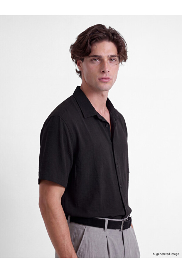 Esvab • Modern & Distinctive Standard Fit Dobby Men's Shirt