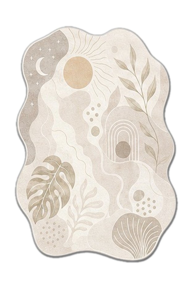 Sdt Traditional Patterned Modern Woven Base Decorative Carpet Sdtamor5257