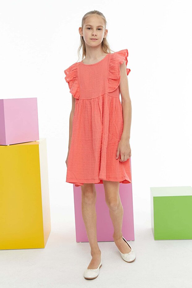 Girl's Ruffle Detailed Dress