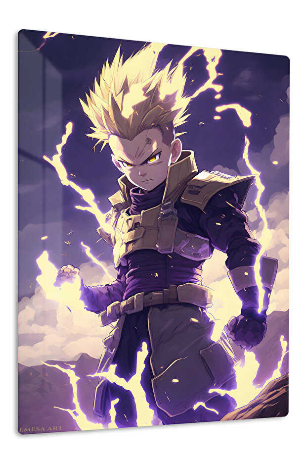 Vegeta Super Saiyan Anime Metal Wall Art