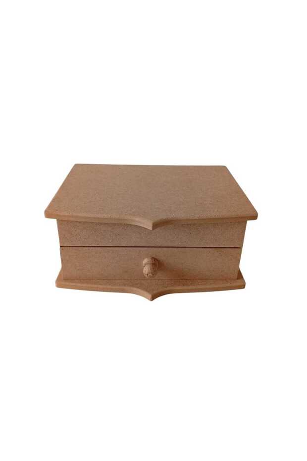 Mdf Multi-Purpose Decorative Box with Drawers and Compartments