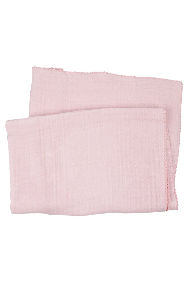Baby Girl Candy Pink 4 Layered Muslin Blanket