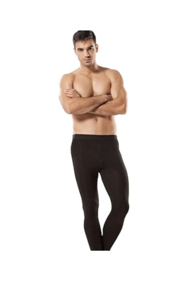 Tutku-Men's Black Thermal Underwear