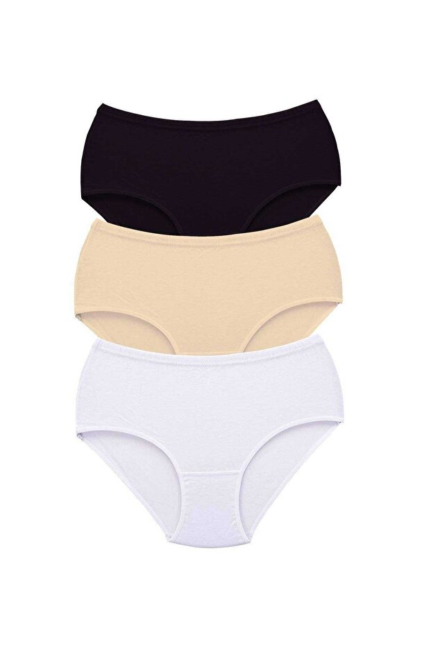 Tutku-2 Pieces Women's High Waist Bato Thin Rubber Panties S4