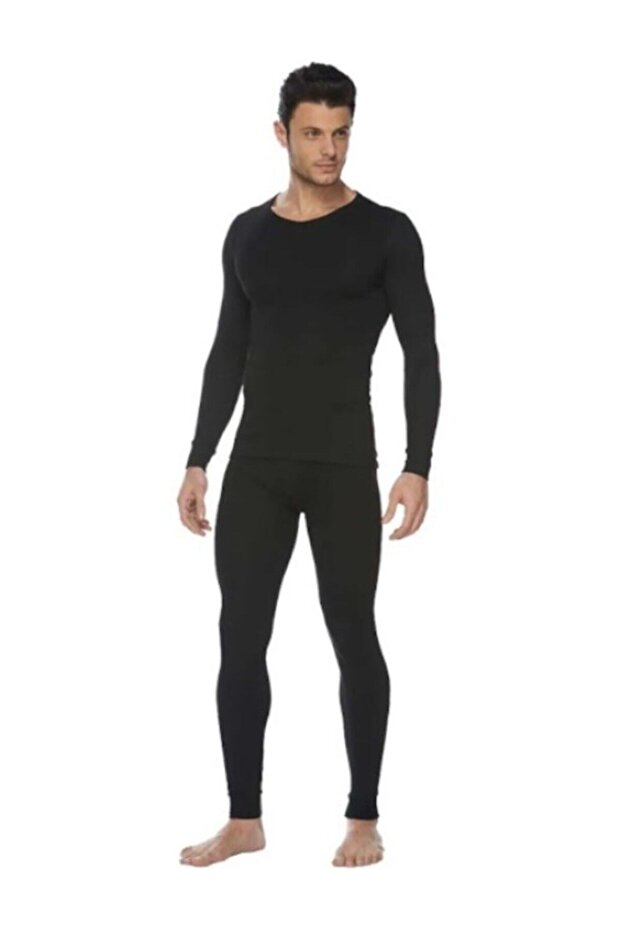 Tutku-Içlik Thermal Set Men's Bottom Top Long Sleeve Size L