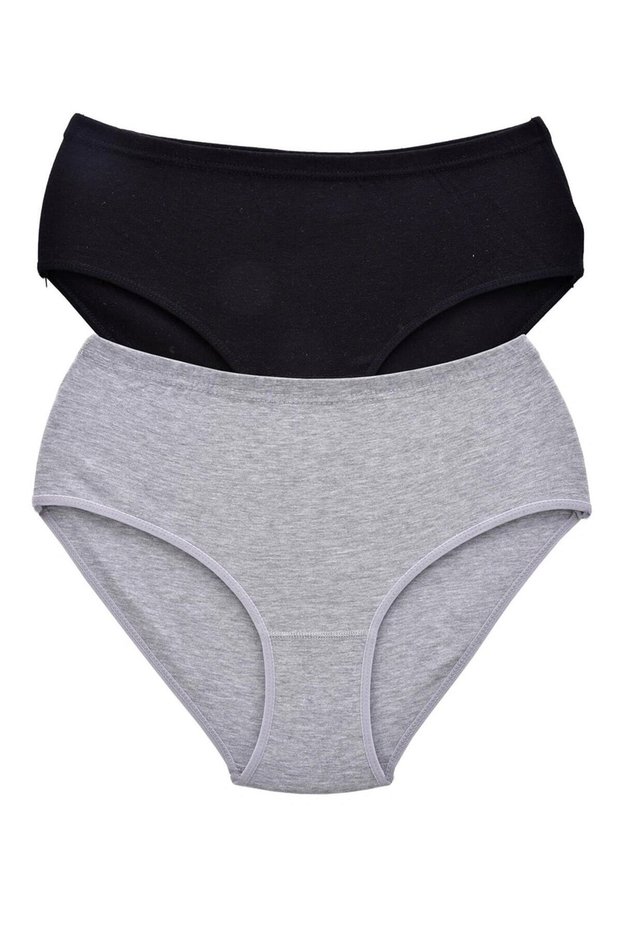 Tutku-Women's Black Ribana Bato Panties 6-Pack