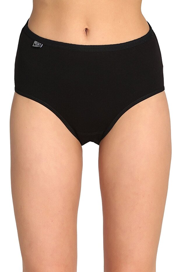 Tutku-Women's Black Pack Lycra Bato Panties 5-Pack