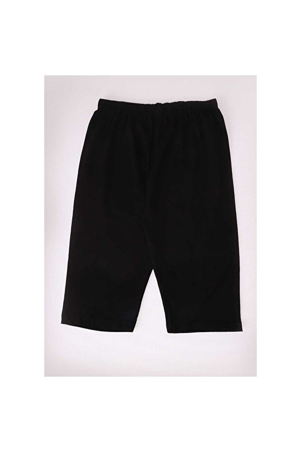 Tutku-3 Pieces Black Color Short Tights