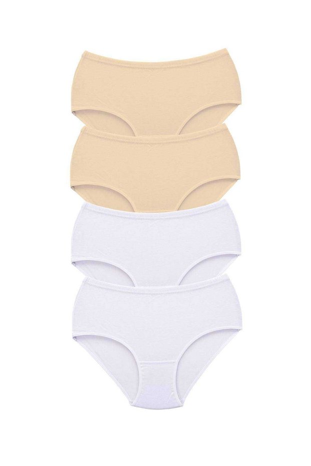 Tutku-6 Pieces Women's High Waist Bato Thick Rubber Panties S20