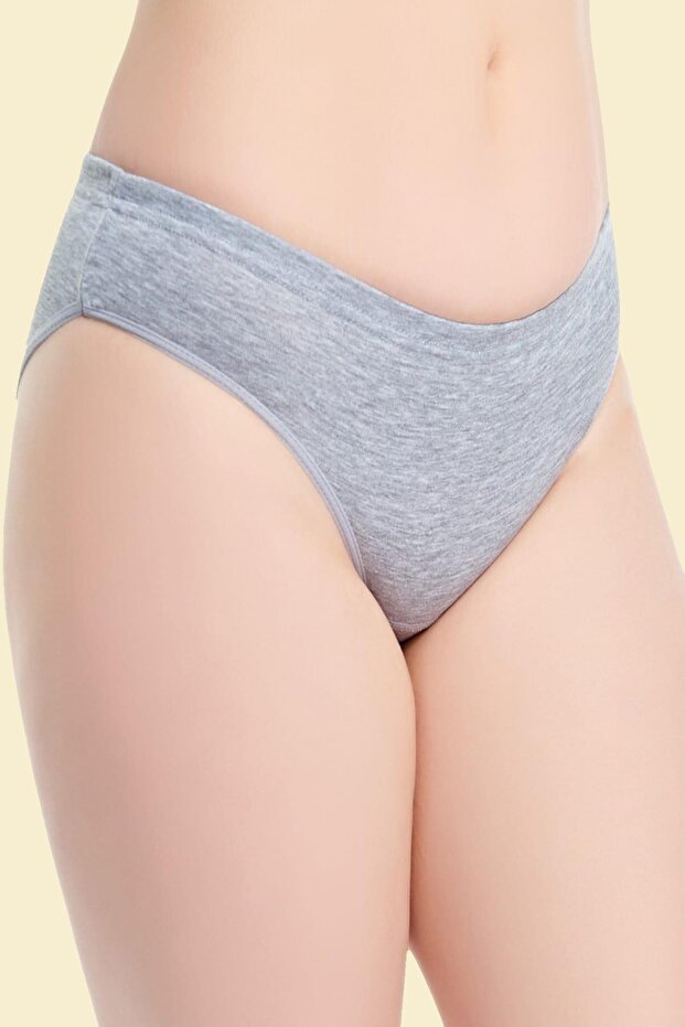 Tutku-Women's White 6-Pack Cotton Classic Panties
