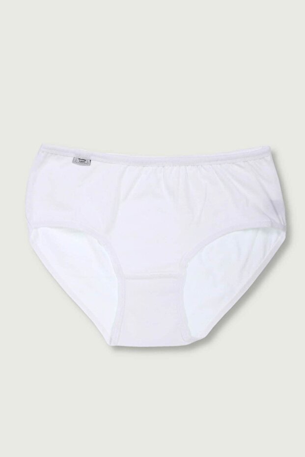Tutku-Women's White 6 Piece Lycra Bato Panties