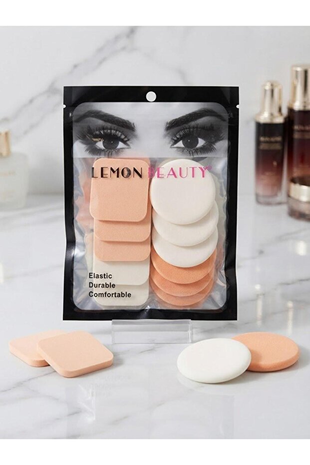 طقم إسفنجات المكياج المتنوعة - Lemon Beauty