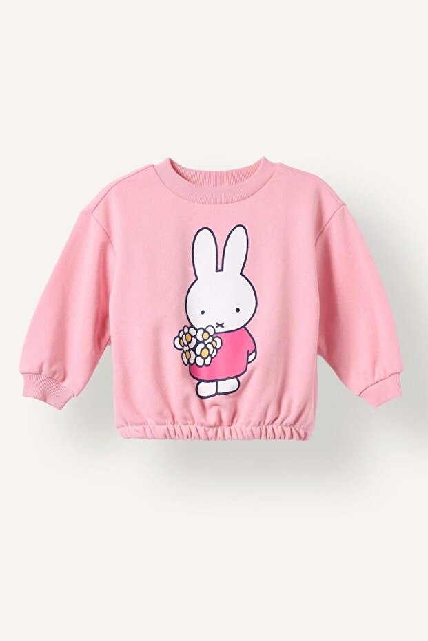 Miffy Regular Fit Crew Neck Thick Sweatshirt Baby Girl I2161A526Au