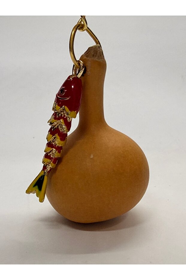Gourd koi fish luck abundance fortune keychain