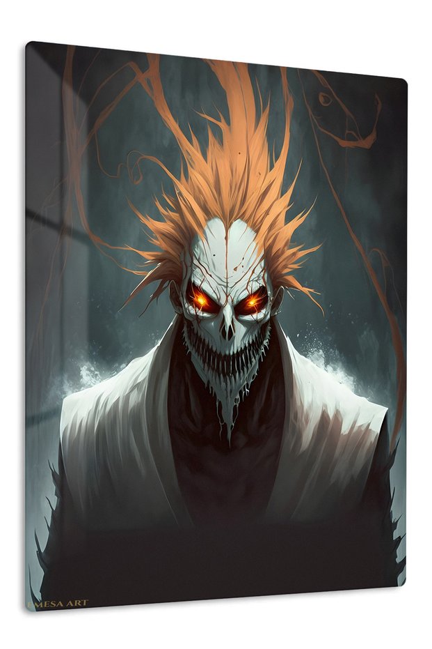 Ichigo Kurosaki Hollow Anime Metal Wall Art