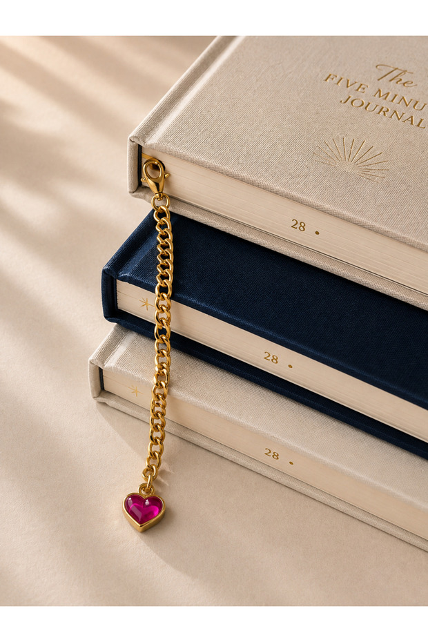 Special Design Notebook and Agenda Charm - Heart