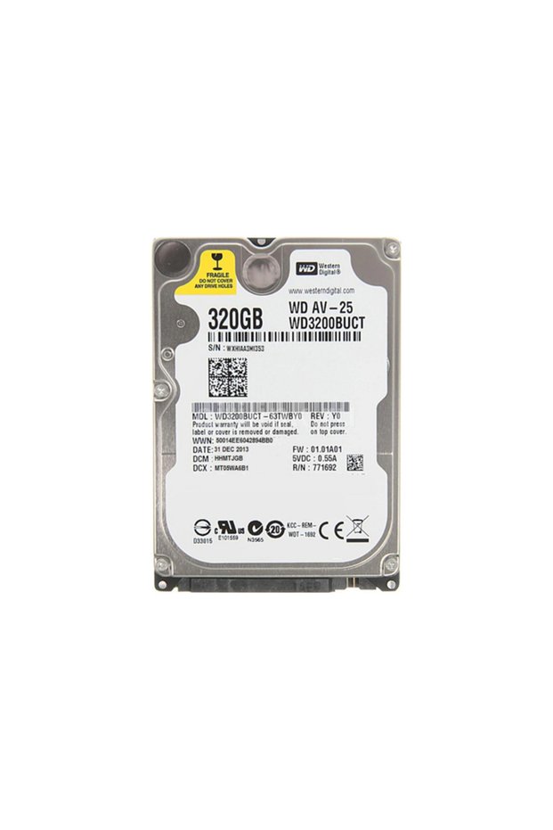 Western Digital Wd3200Buct 2.5 320Gb 5400 Rpm 16Mb Cache Sata 3.0Gb/S Notebook Hard Disk