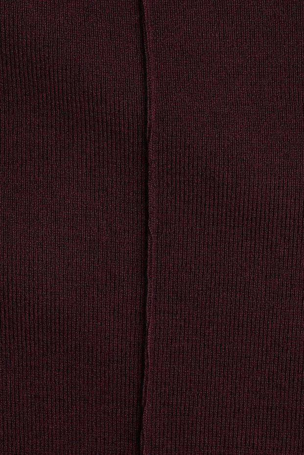 Wide fine-knit trousers