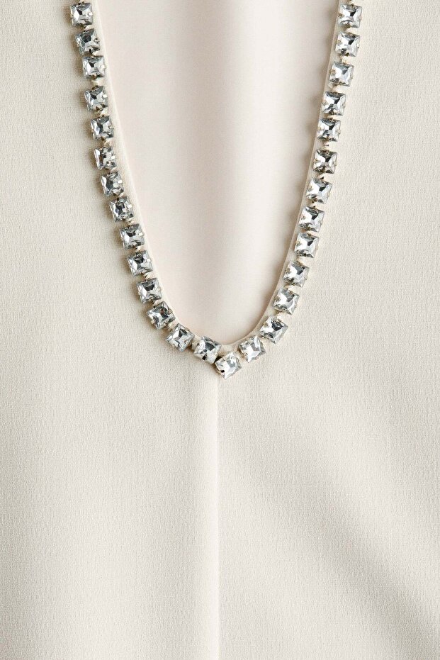 Rhinestone-embellished dress
