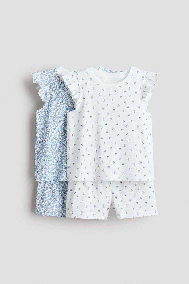2-pack flutter-sleeve pyjamas