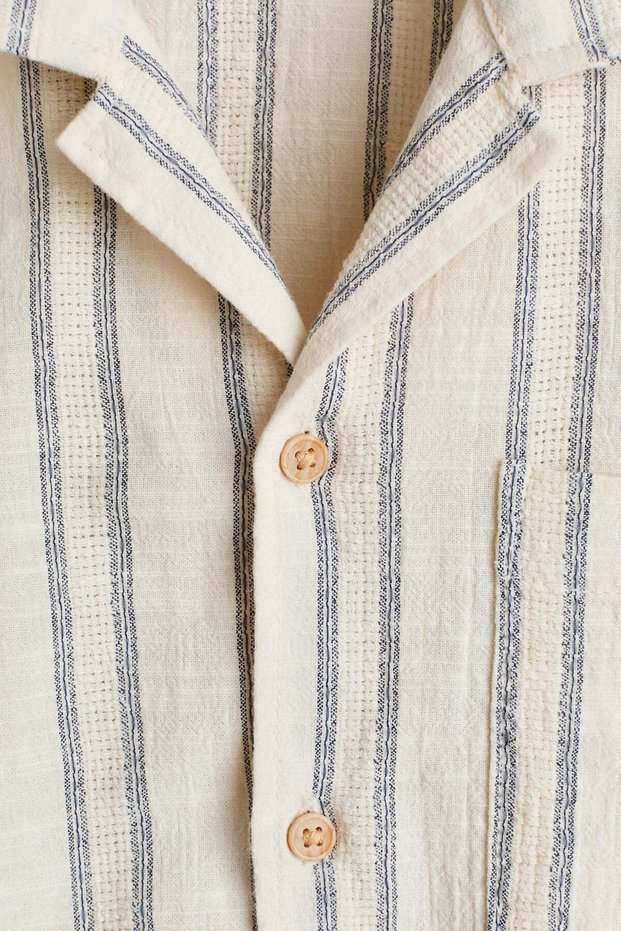 Cotton-blend resort shirt
