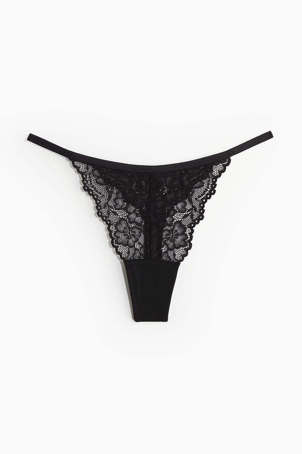 3-pack lace tanga thong briefs