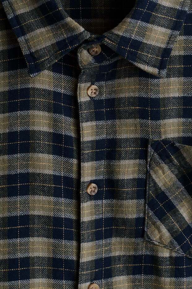 Cotton flannel shirt