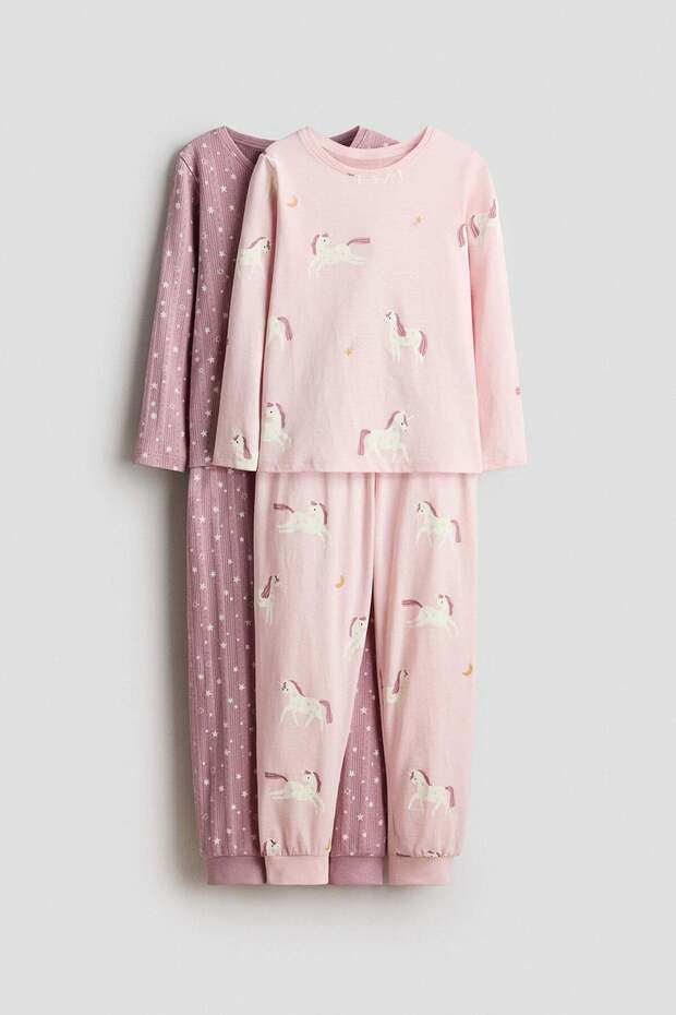 2-pack cotton pyjamas