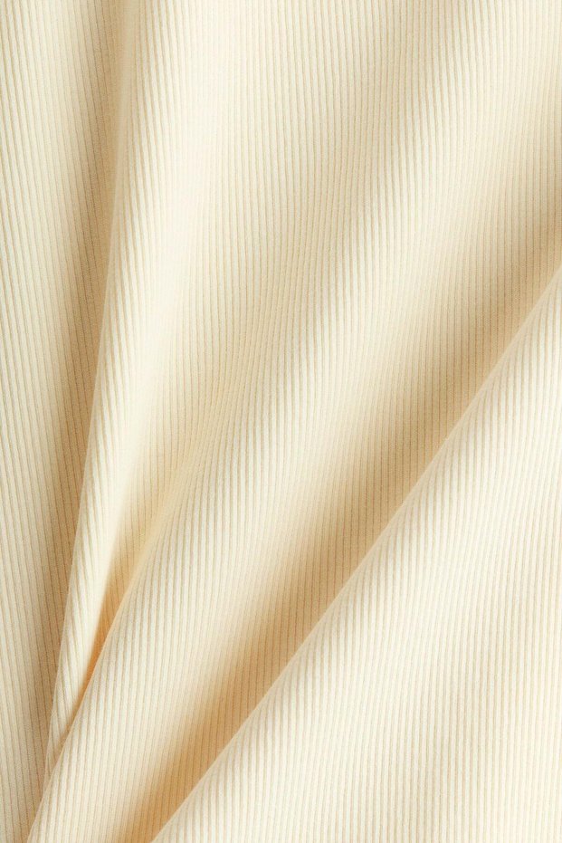 Ribbed cotton vest top