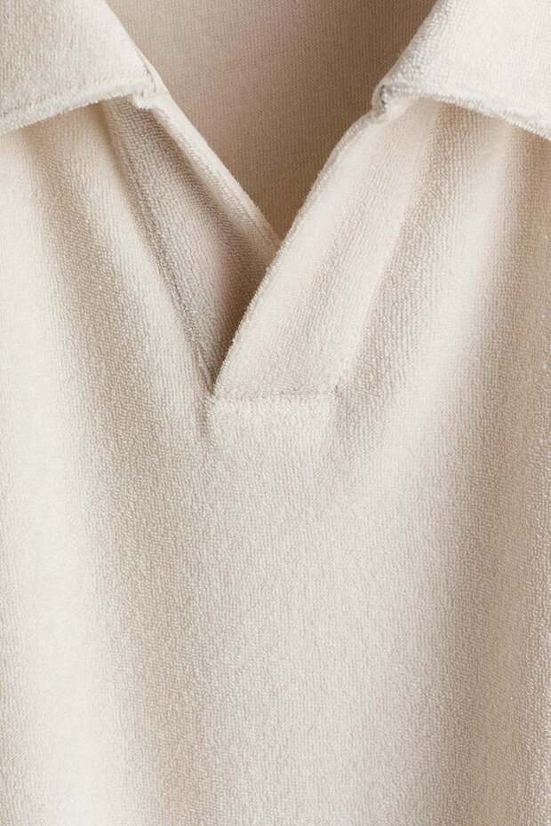 Terry polo shirt