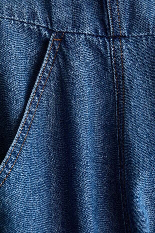 Denim shirt dress