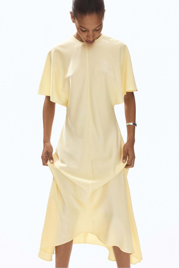 Satin midi dress