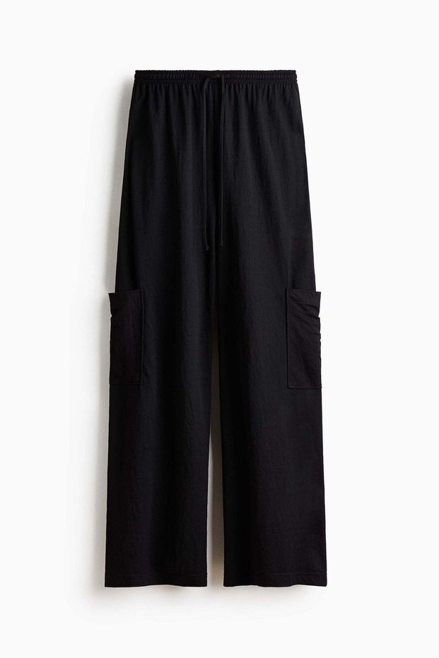 Cargo drawstring trousers